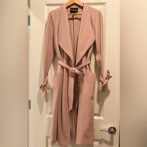 Express Mauve/Pink Trench Coat
